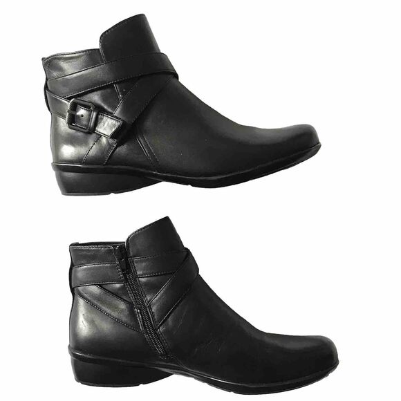 Naturalizer Black Ankle Boots - Picture 4 of 13